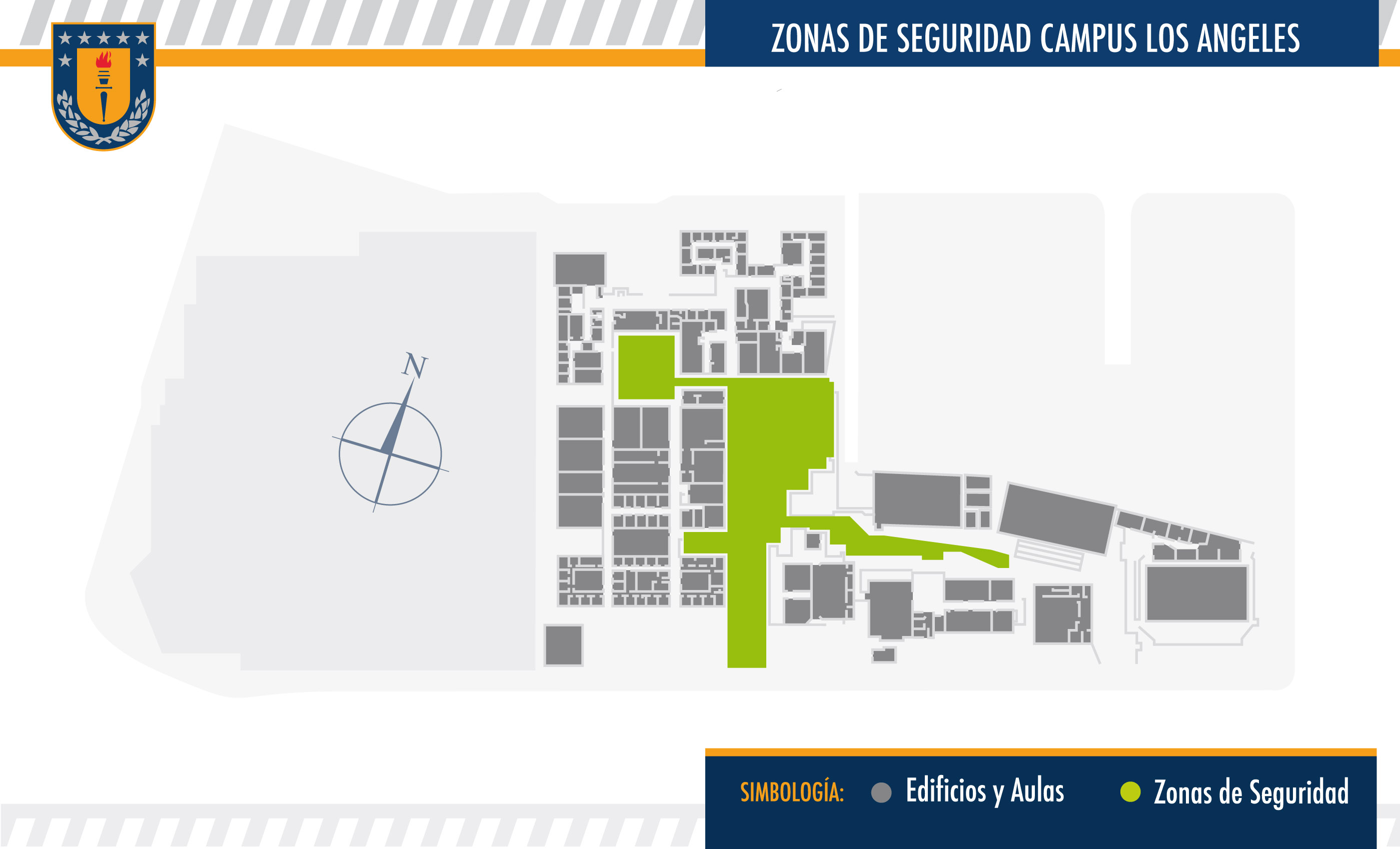 Logo visualizar plano general de campus Los &Aacute;ngeles